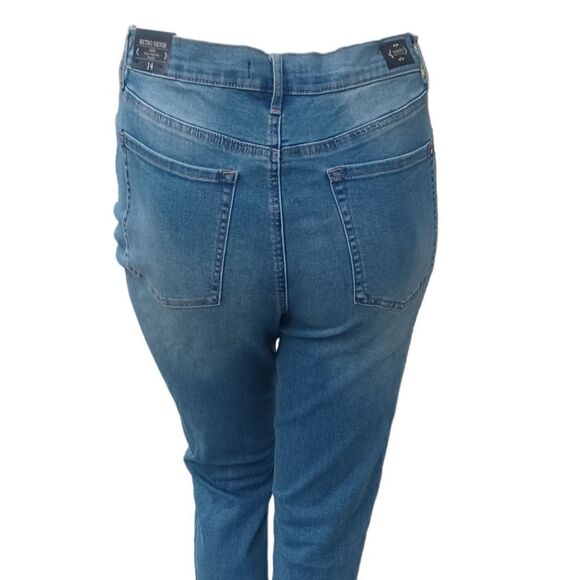 6776.Nanette Lepore High Rise Straight Leg Jeans Size 14, W34" 25"Inseam 12"Rise - Picture 4 of 14